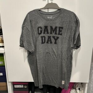 Retro Brand Gray Game Day T-Shirt